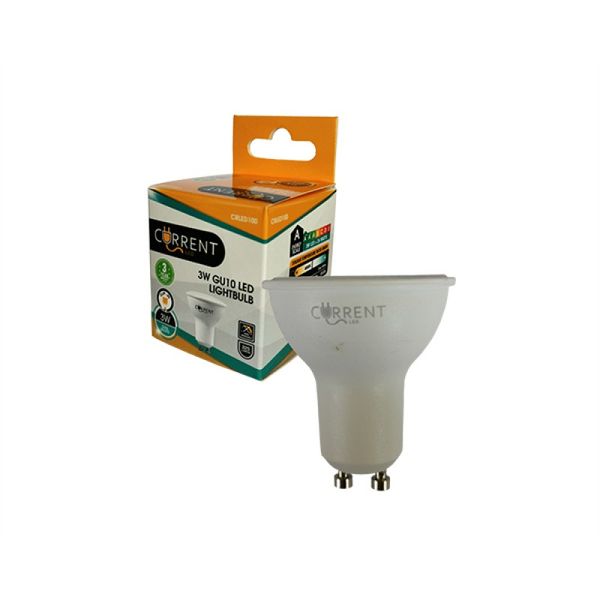 Current Light Bulb - LED - GU10 - 3W - Cold White - Bulk Pack of 14