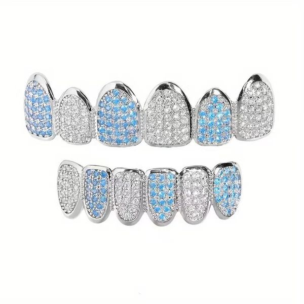 Hip Hop Rapper Clip-on Teeth Grillz -Dental Fashion Jewelry