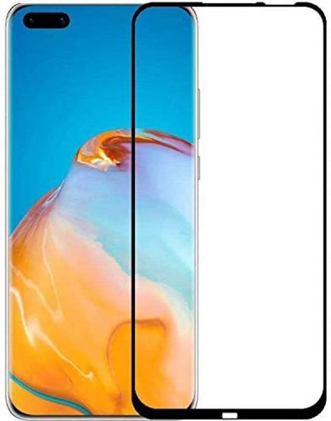 TUFF-LUV 3D Tempered Glass Full Screen Protection Huawei P40 Lite E and Huawei Y7P - Clear