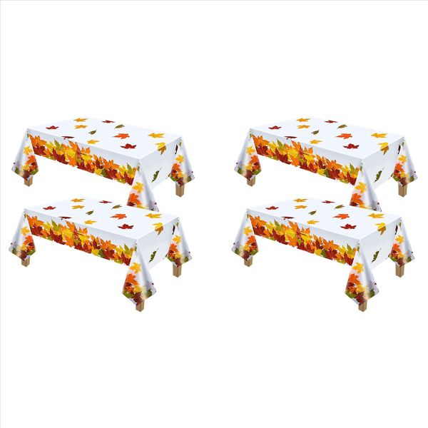 Thanksgiving Autumn Leaf Tablecloth Autumn Maple Leaf Tablecloth