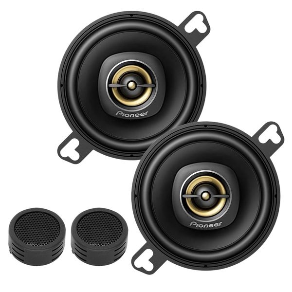 Pioneer TS-A879 3.5" 2-Way 450 Watts Coaxial Speakers &amp; Evo Tweeters