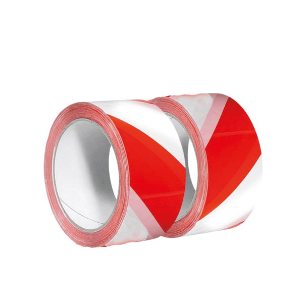 Bestby -2 Piece 7.5cmx200m Red &amp; White Barrier Tape Safty Caution Warning Tape