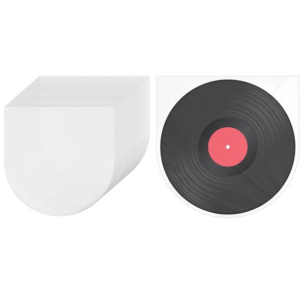50Pcs 12" Vinyl Record Inner Sleeves Thick Anti-Static LP Protector Bags