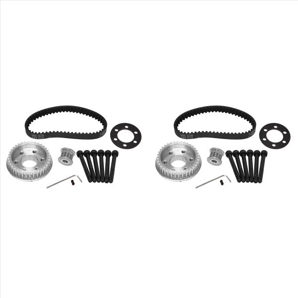 2X Electrical Skateboard 5M Gear Belts Kit Motor Mount Parts Riserpad