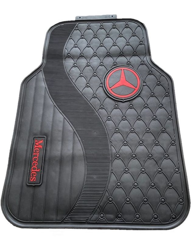 5 Piece Car Floor Mats and Liners with Mercedes Benz Logo | Shop Today ...