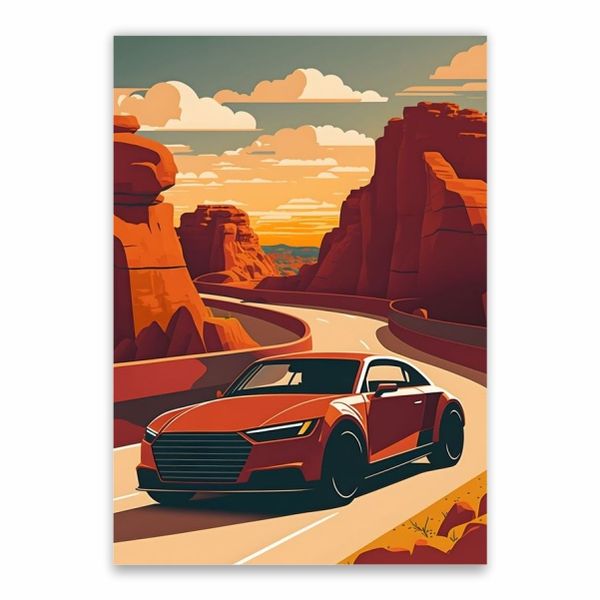 Grand Canyon Drive Poster - A1
