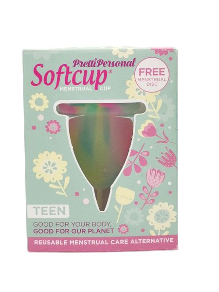 PrettiPersonal - Softcup Teen Menstrual Cup &amp; Disc