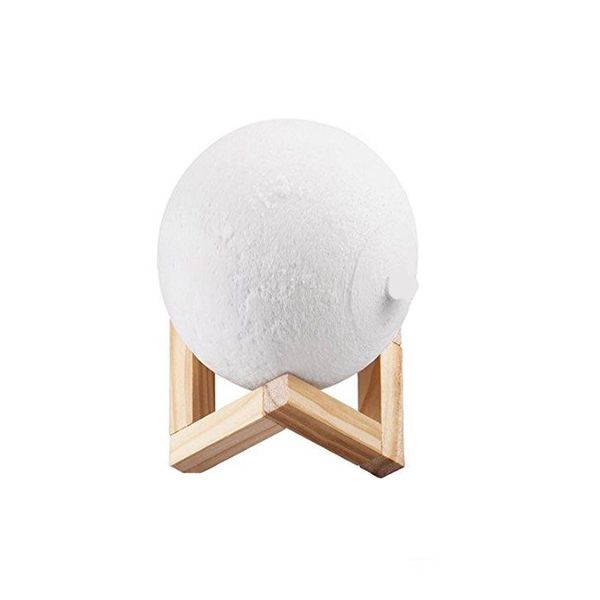 Rechargeable Touch Sensor Control Led 3D Moon La image