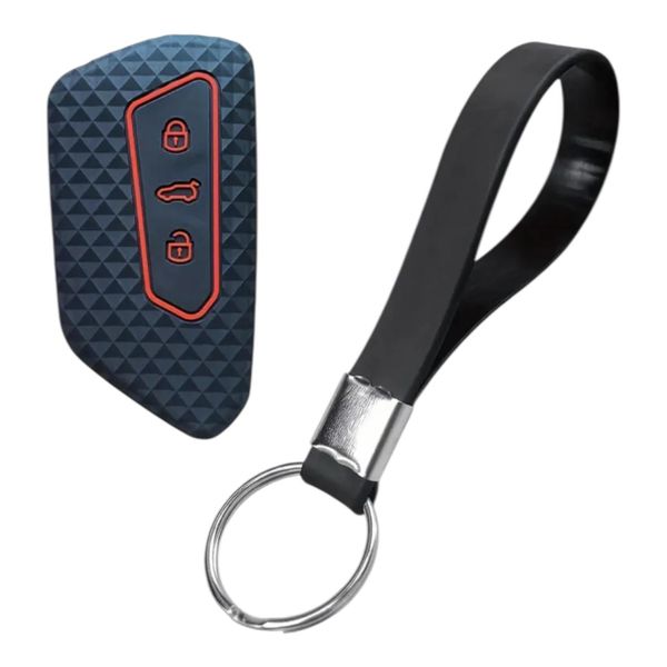 Volkswagen Key Fob Cover with Lanyard - (Golf 8, Polo GTI, Tiguan)