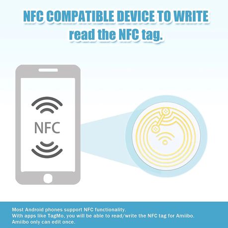 50x Programmierbare NFC Sticker 504 Bytes