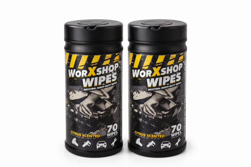 Worxshop Heavy-Duty Cleaning Wipes - Twin Pack (2 x 70 Pack)