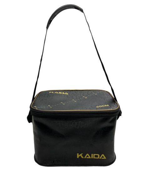 Kaida Black Fishing Tackle Bag - 30cm