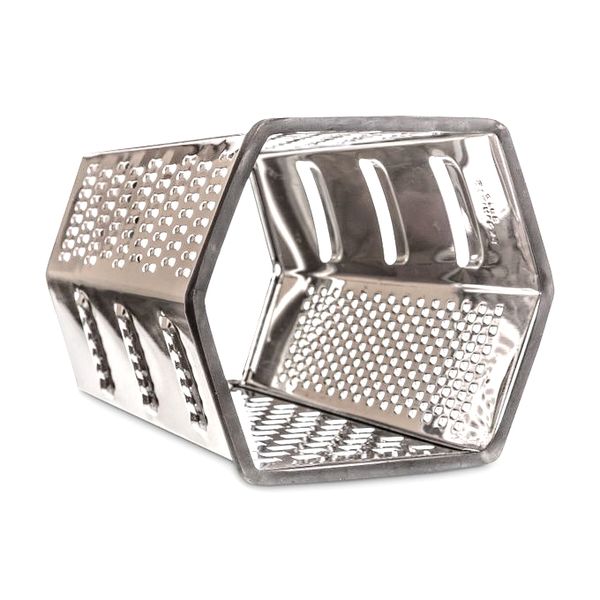 Elegant 6 Sided Grater Stainless Steel