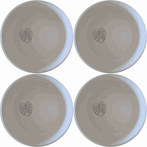 Monstera Deliciosa Bowl Set of 4 - Range 3
