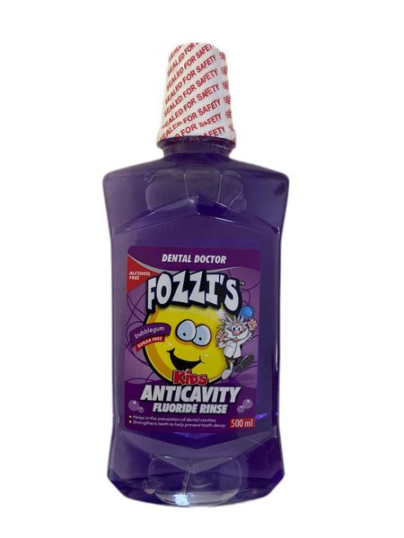 Fozzi's Kids Anticavity Fluoride Rinse 500ml (Purple)