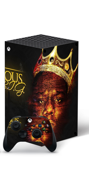 The Notorious B.I.G Skin Decal sticker For Xbox Series X