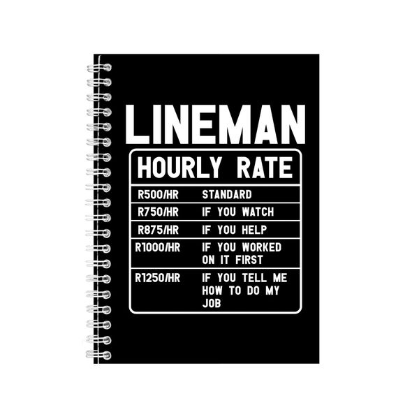 Lineman Wire Bound Notebook Gift Writing Books Notepad