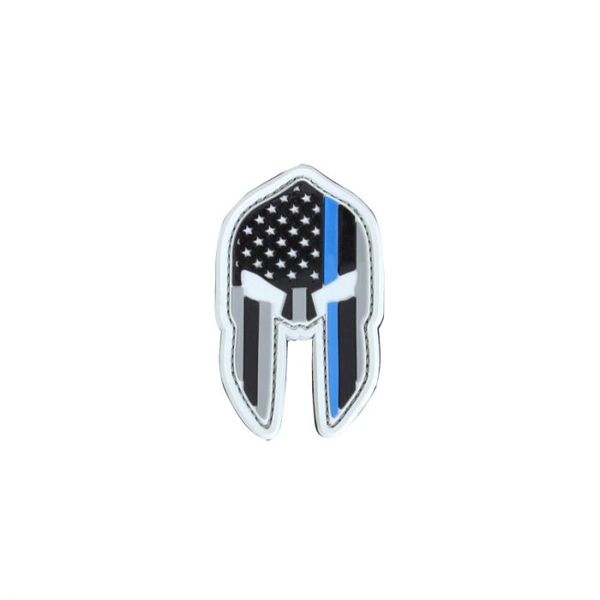 Condor Spartan Helmet w/Thin Blue Line PVC Patch