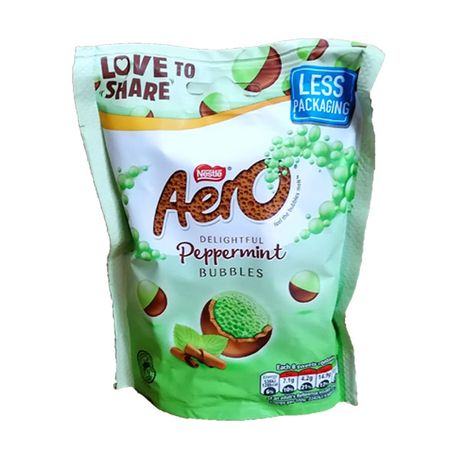 Nestle Aero Peppermint Bubbles Pouch 2 x 92g