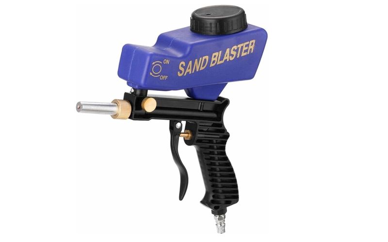 Sand Blaster Water Blaster, Sandblaster Gun Kit for Wet and Dry Blasting