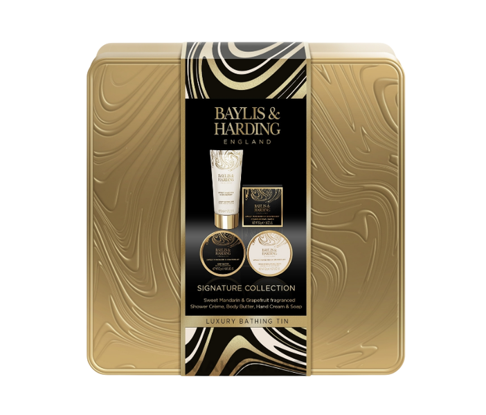 Baylis &amp; Harding Mandarin &amp; Grapefruit Bathing Tin Giftset