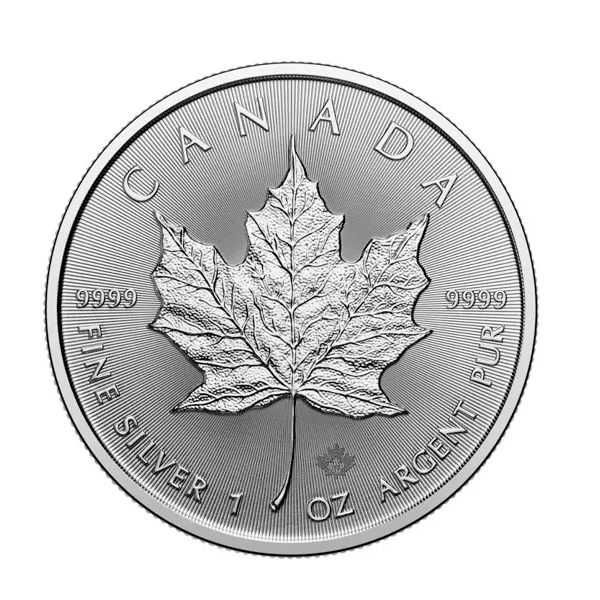 Canada Maple Leaf 1 oz Fine Silver Bullion Coin 2024