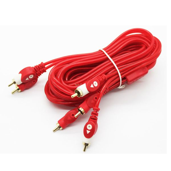 Cyberdyne Red 2 into 4 RCA Cable (5metre)