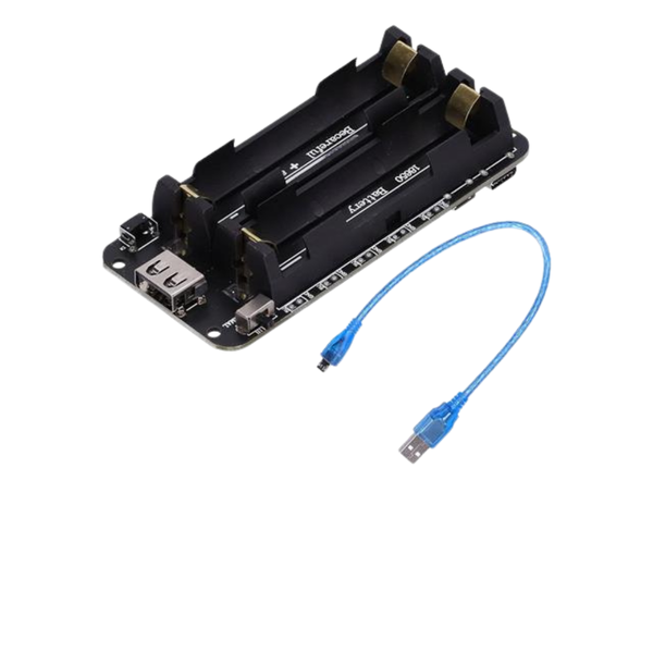 HKD 2 x 18650 Battery Holder Protection Board with Charging Circuit