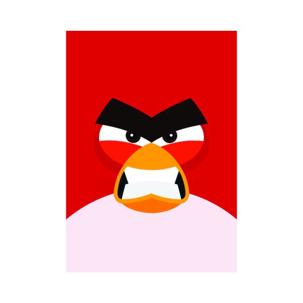 Angry Birds Red - A1 poster
