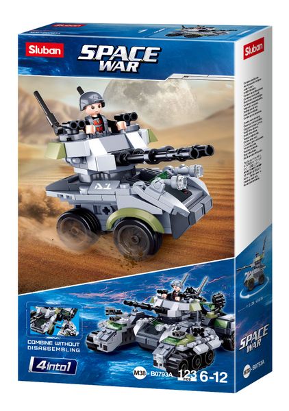 Sluban Space War 4 in 1 - 123 Piece