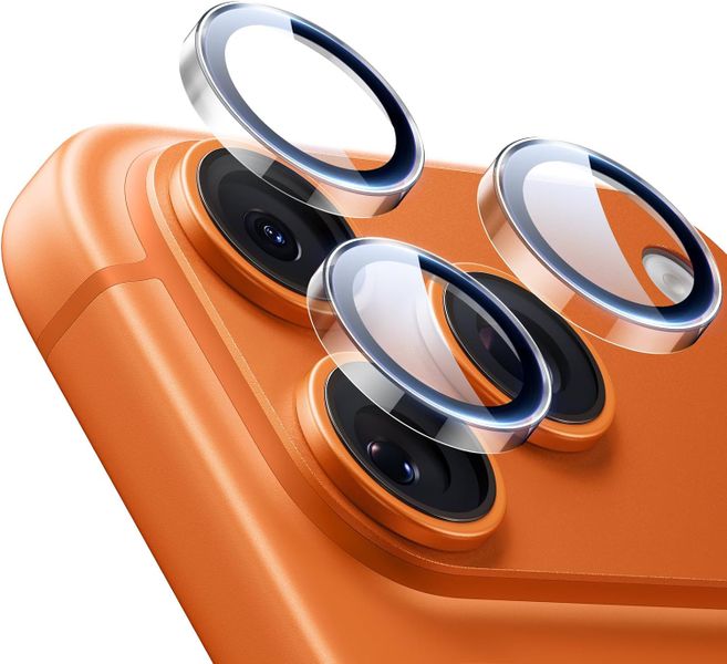 Transparent Camera Lens Protectors Compatible with iPhone 17 Pro/ Pro Max