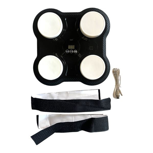 Intelligent Wall Mount Kids Boxing Machine with Music - White