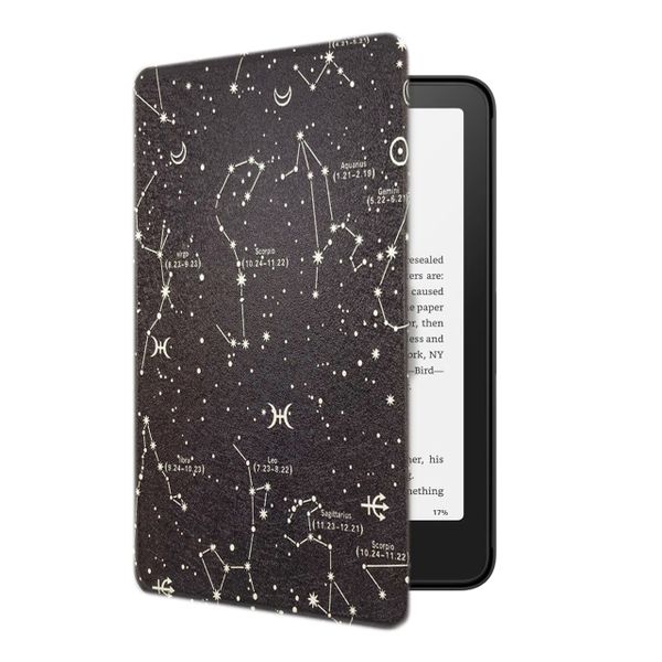CAWA Slim Smart Cover Compatible with Kindle PaperWhite 7" (Gen 12) - Stars and Galaxy