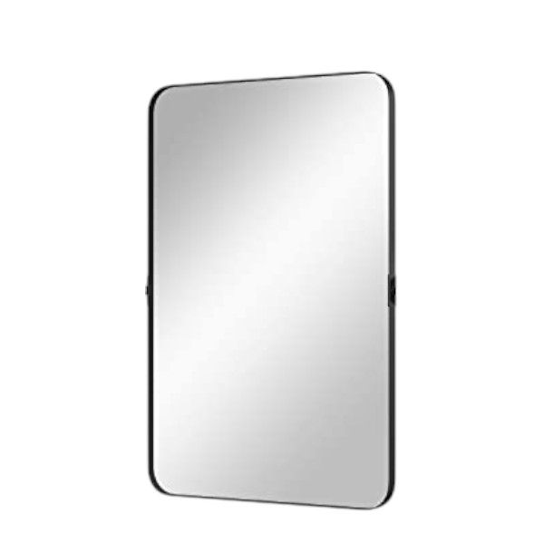 Self-Adhesive Bathroom Mirror Wall - Black