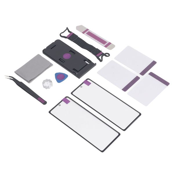 2Pcs Z Fold 2 Front Glass + OCA Kit