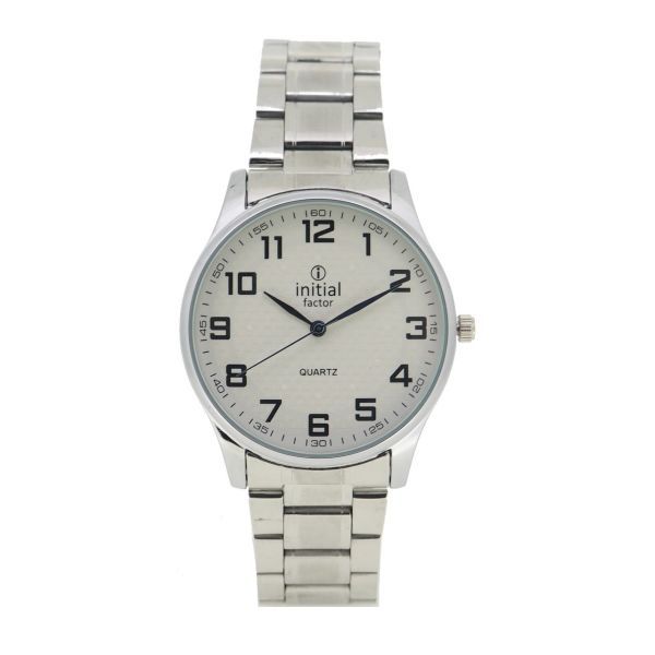 Initial Gents Metal Strap Watch WK363