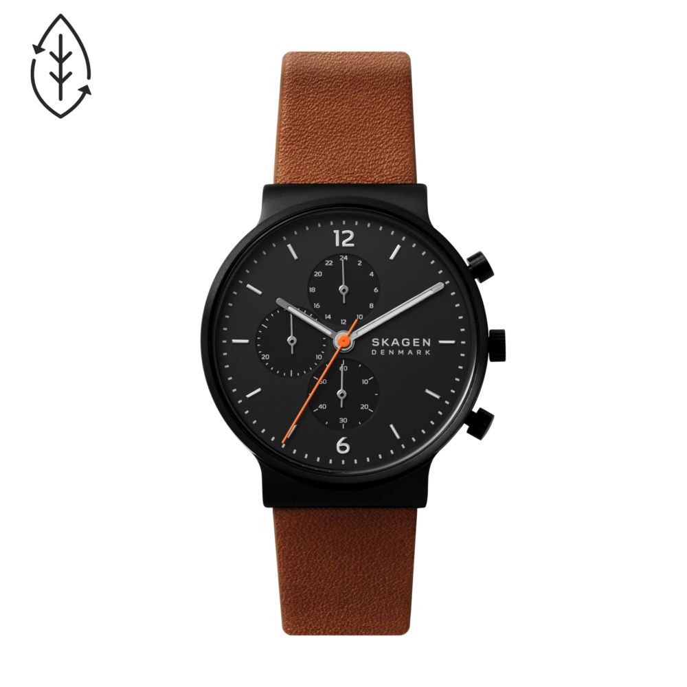 Skagen Men's Ancher Black Stainless Steel Watch SKW6767 Buy Online