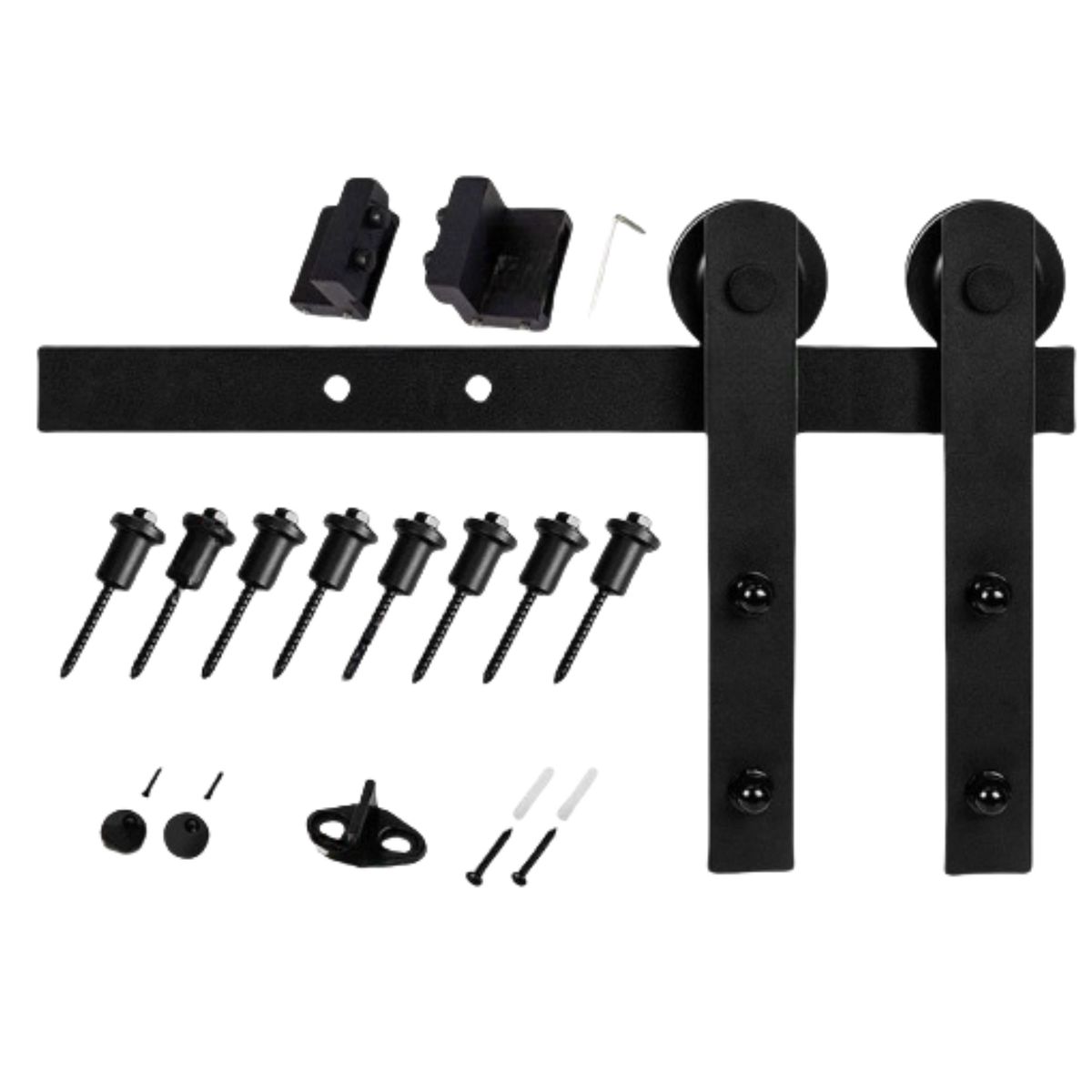 2M Barn Door Rail System - Black