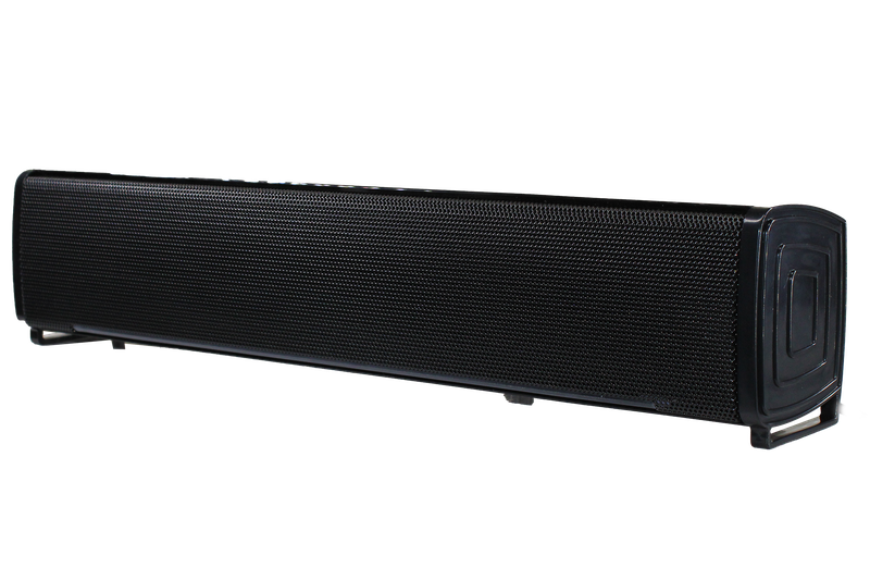 Super Bass 3 Speaker USB-Powered Soundbar Unit with Responsive Breath Lamp