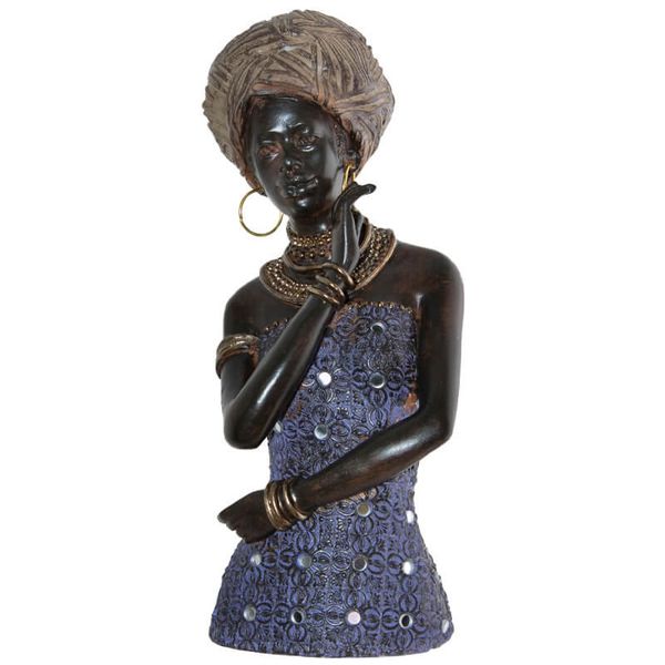 Mambila Lady with Necklace -NAJ82U1