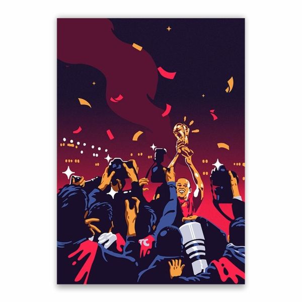 Iniesta World Cup Poster - A1