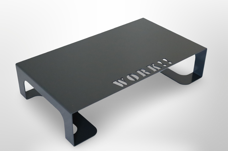 Melius Monitor / Laptop Stand - Dark Grey Steel