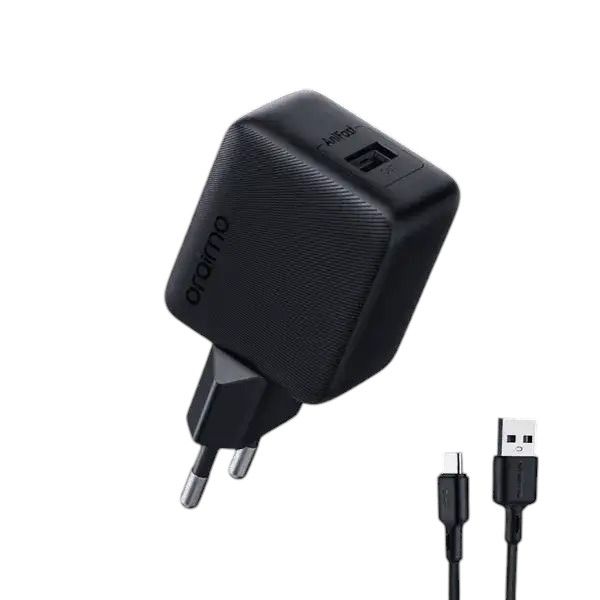 USB-C Fast Charger 18W USB-A Port With USB-A To USB-C 1M C-OCW-5184E-Oraimo