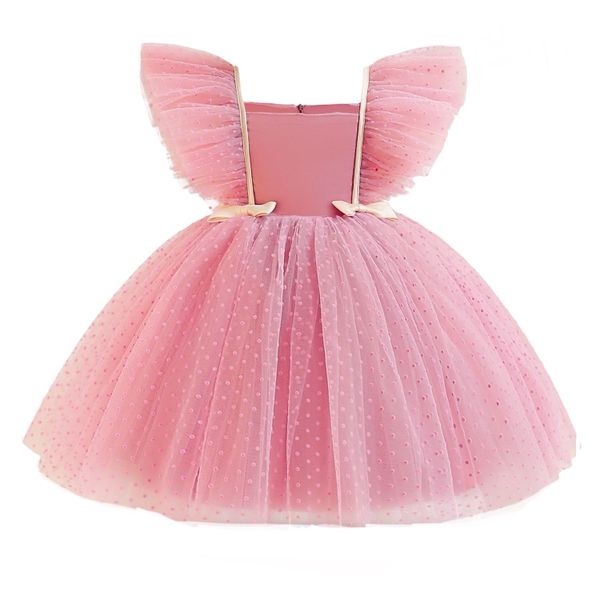 Pink Angel Wings Princess Dress for Girls