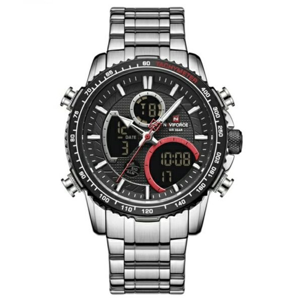 Naviforce Men's Cyclops Watch Black