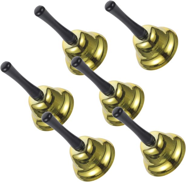 Elegant Metal Hand Bell Parties Restaurant Festive Decor