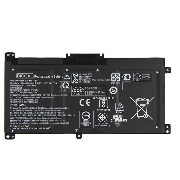 3-Cell Li-Polymer Higher Capacity Battery for HP Pavilion X360 14-BA004NI