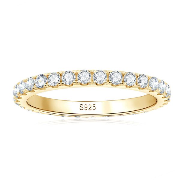 ZELTRYN S925 Sterling Silver Moissanite Couple Rings