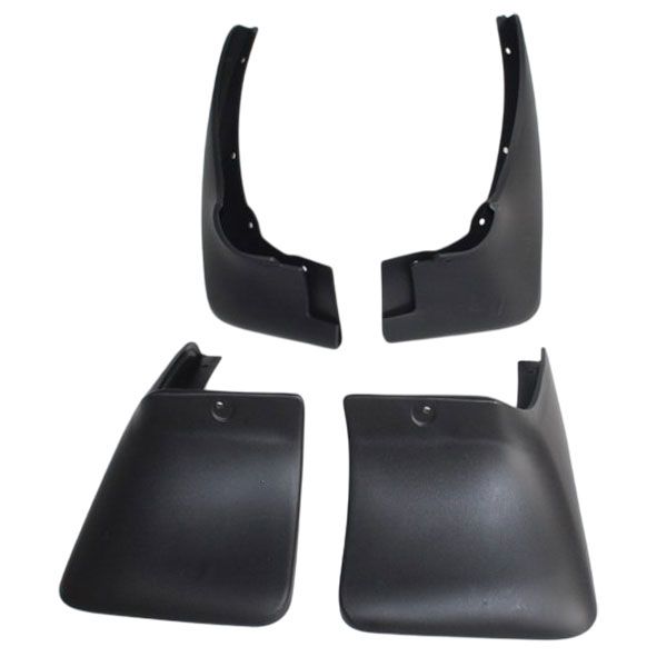 Mudflaps Compatible with Ford Bantam/Ikon &amp; Fiesta 2000 - Black - Set