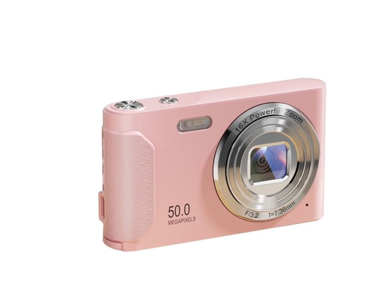 50MP 16X Zoom 1080P HD Mini Camera with 2.4" IPS Screen &amp; 32GB Card